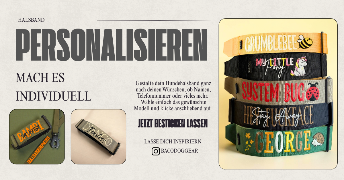 Halsband mit Namen