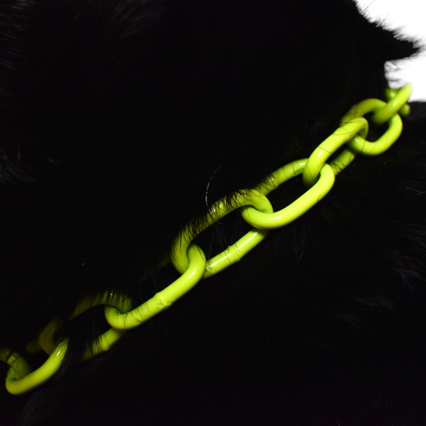 BACO necklace neon yellow