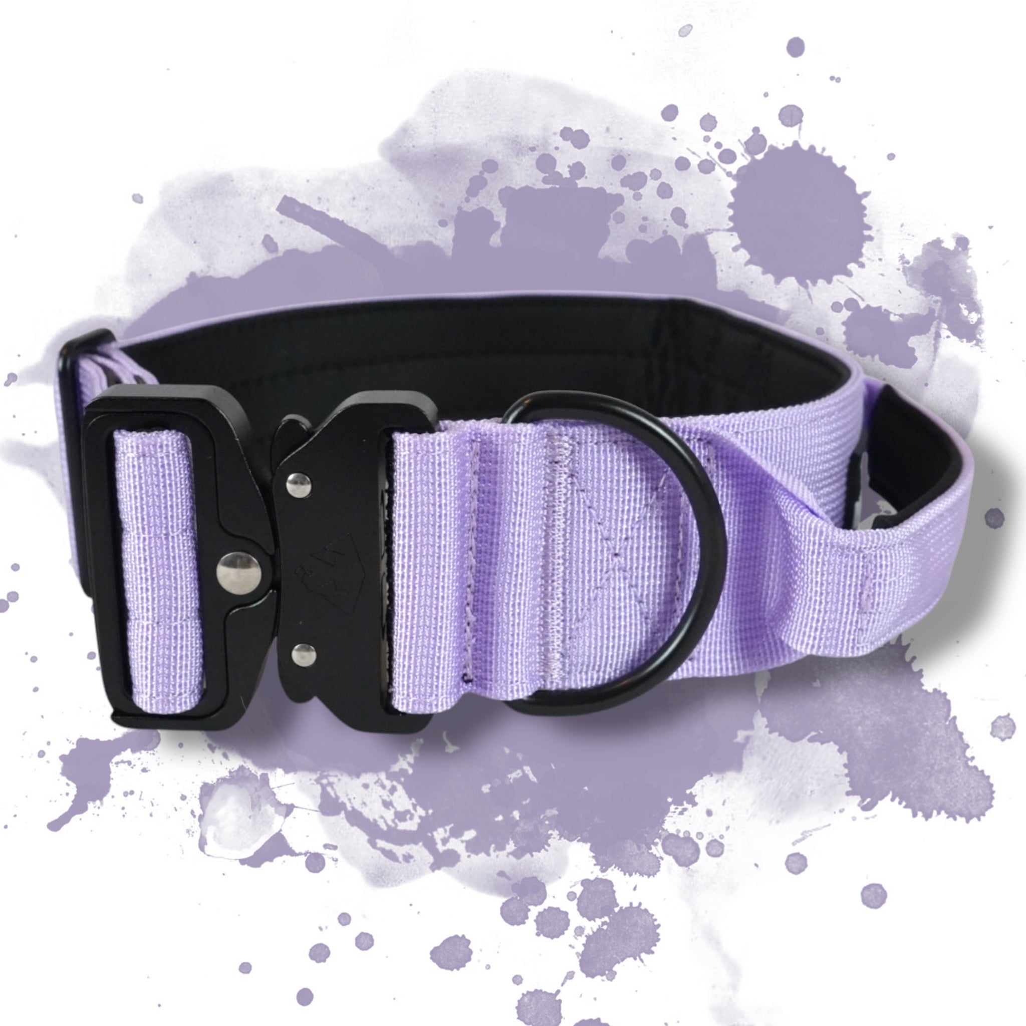 dog gear halsband Hundehalsband BACO Flieder 2.0 XL | 5cm