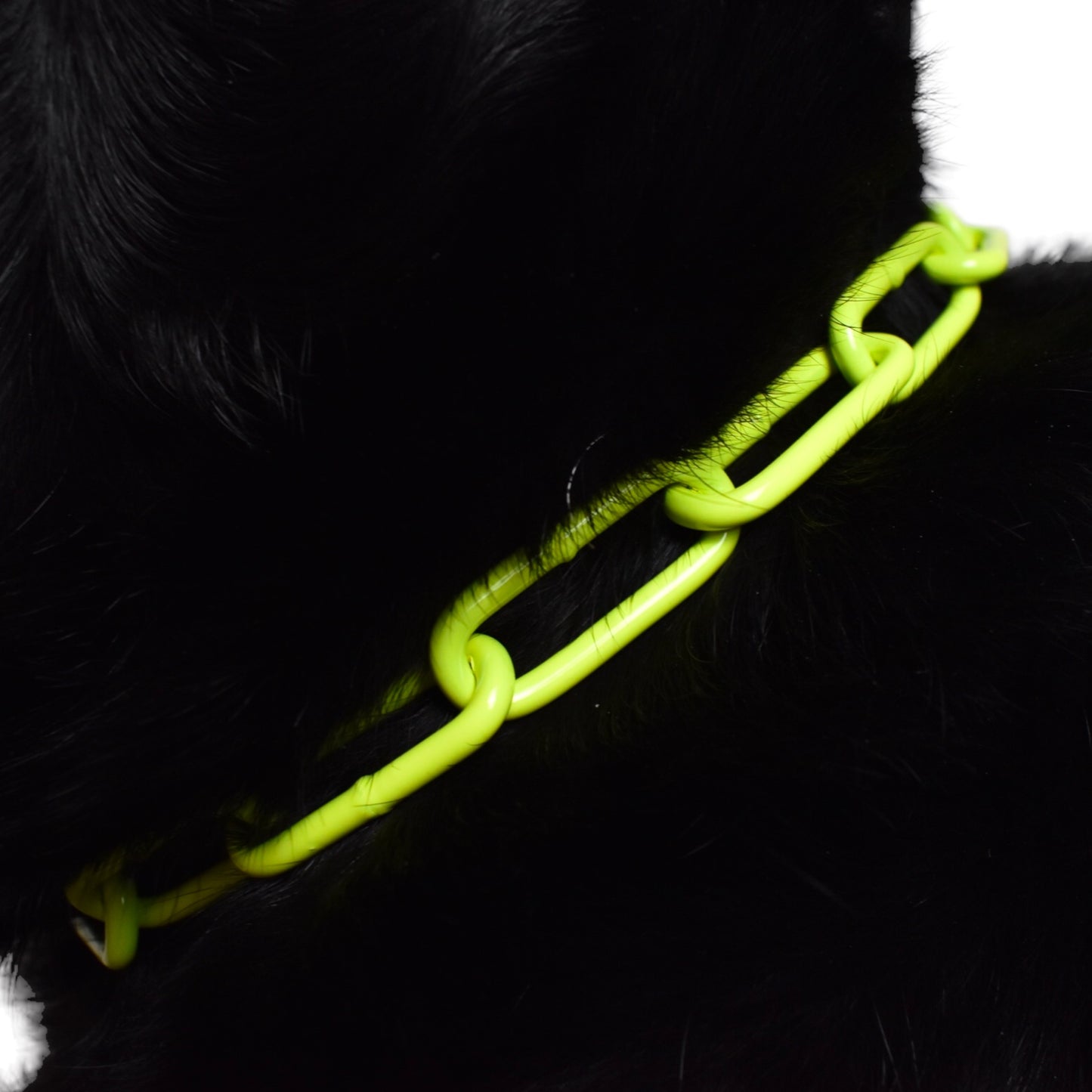 BACO necklace neon yellow