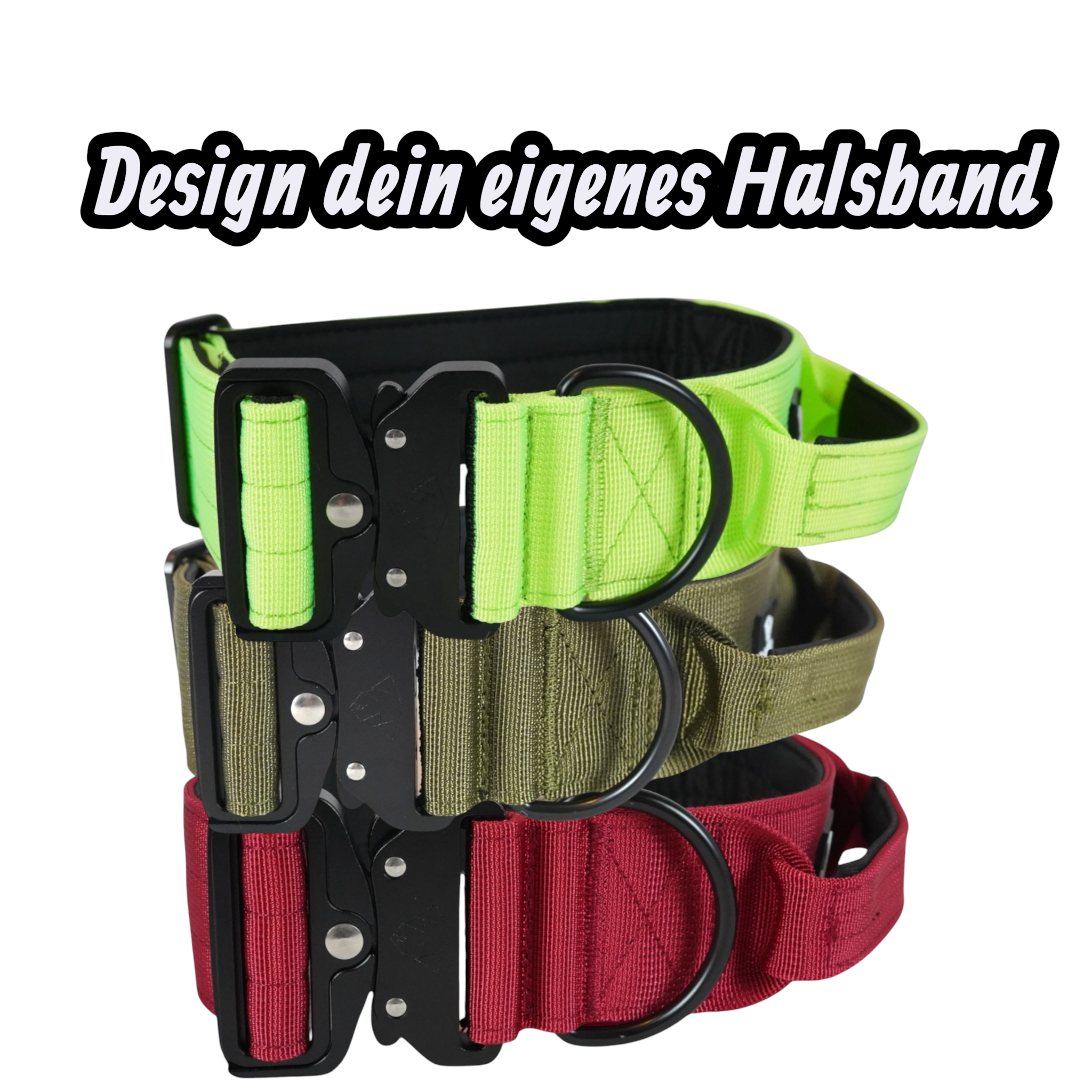 mein gear Mein Design Halsband mit Griff