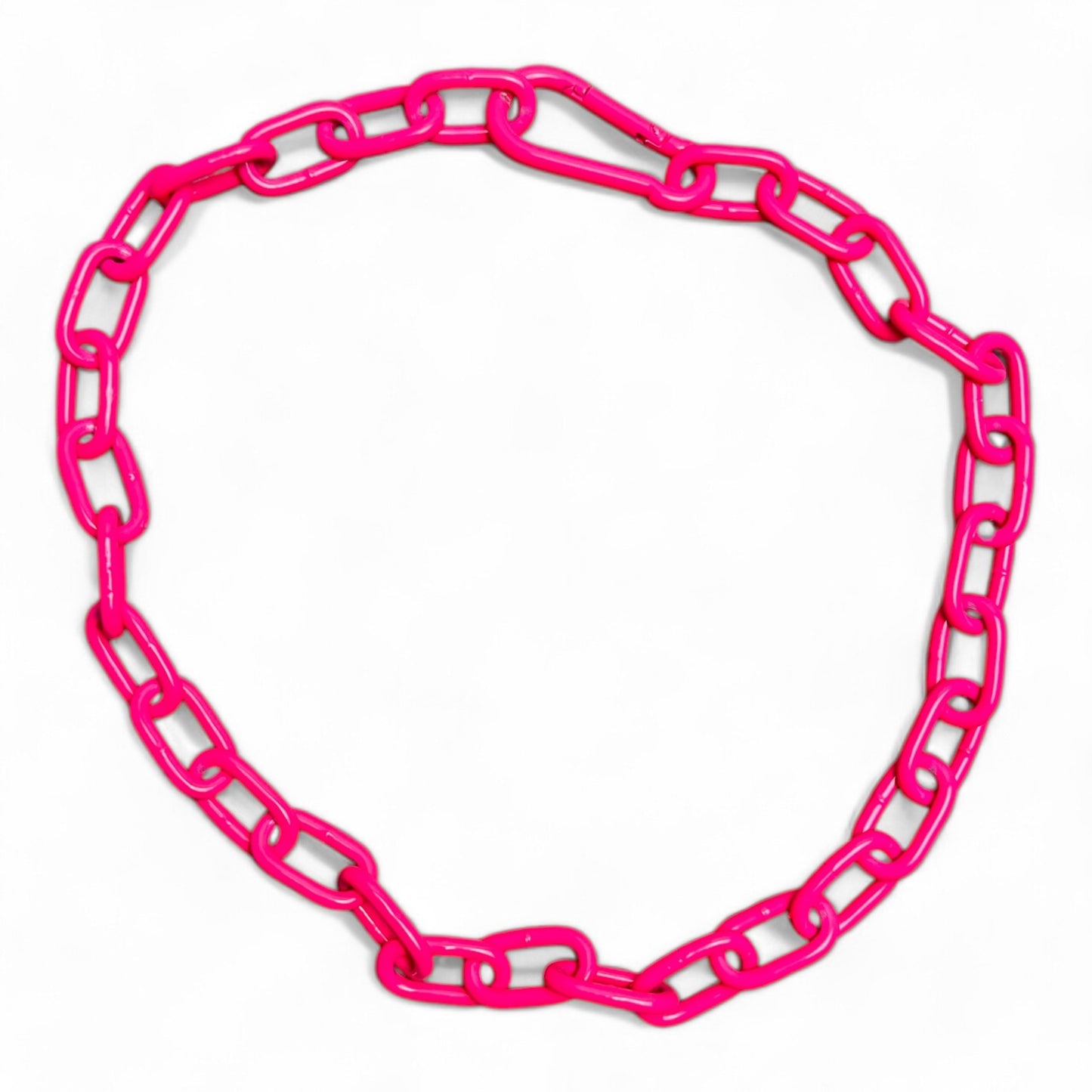 Zweite Chance BACO Kette  Neonpink