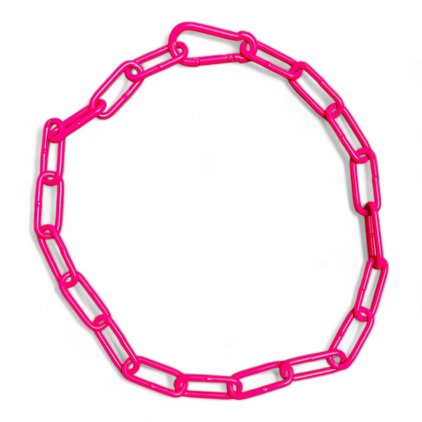 Zweite Chance BACO Kette  Neonpink